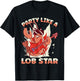 Party Like A Lob Star Lobster T-Shirt - T-Shirt | Black