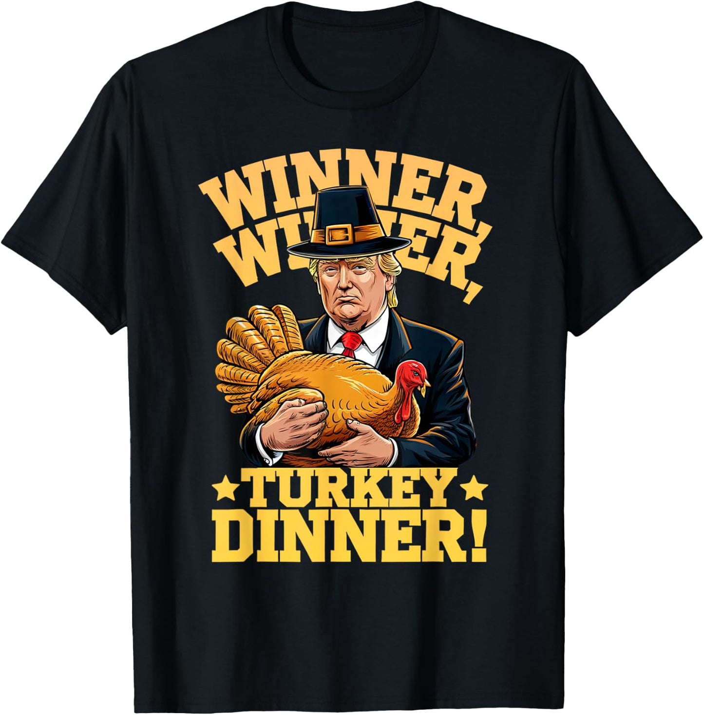 Adults & Kids Humorous Thanksgiving Themed Design Black Small Short Sleeve T-Shirt - T-Shirt | Black