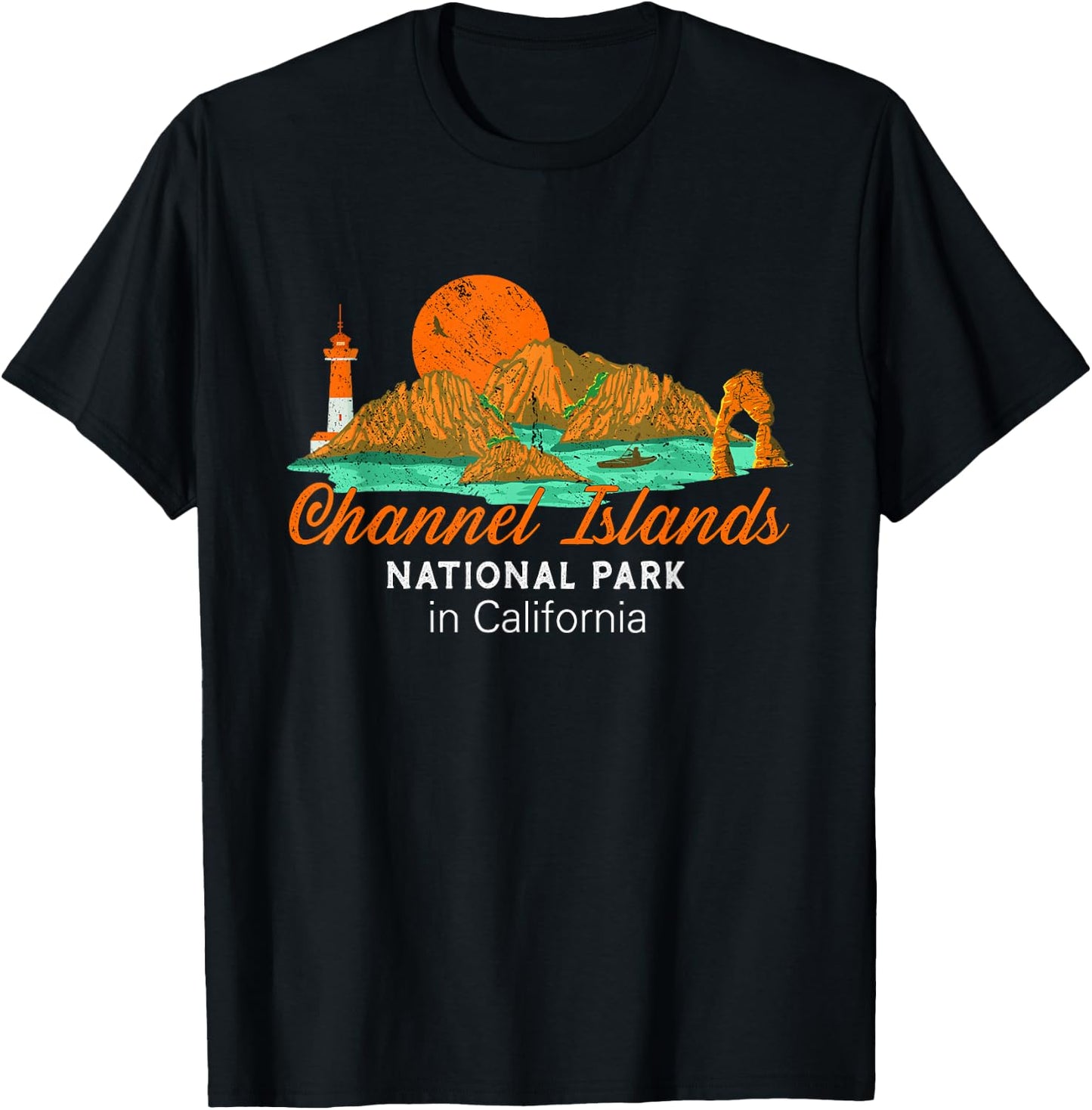 Channel Islands National Park California T-Shirt - T-Shirt | Black