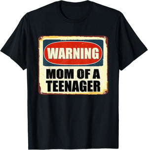 Official Teenager 13th Birthday Matching Mom of a Teenager T-Shirt - T-Shirt | Black