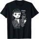 Thinking Of You Creepy Cute VooDoo Girl With Doll T-Shirt - T-Shirt | Black