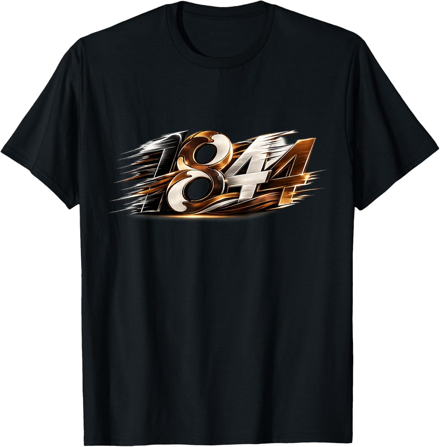 1844 - Race T-Shirt - T-Shirt | Black