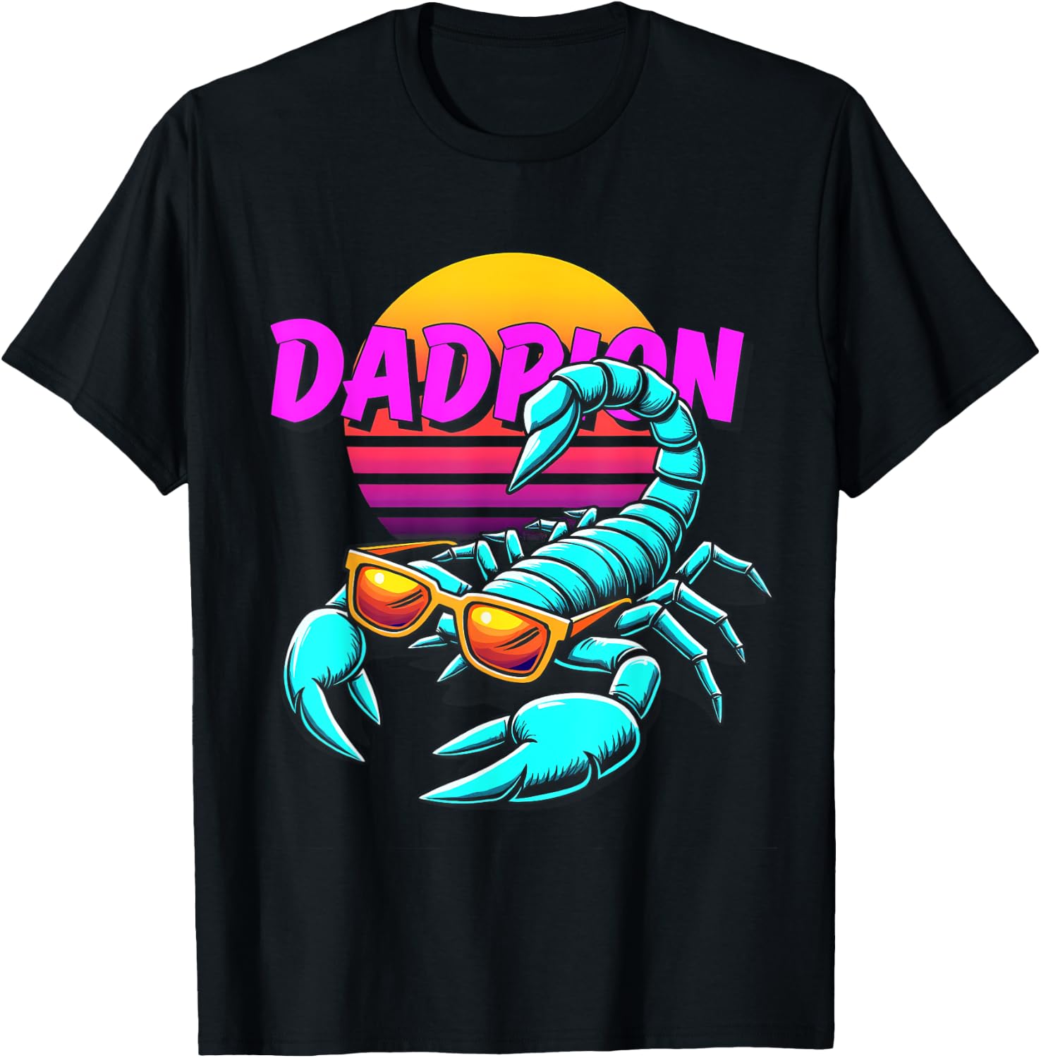 Dadpion Father's Day Best Dad Skorpion T-Shirt - T-Shirt | Black