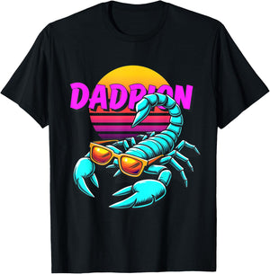 Dadpion Father's Day Best Dad Skorpion T-Shirt - T-Shirt | Black