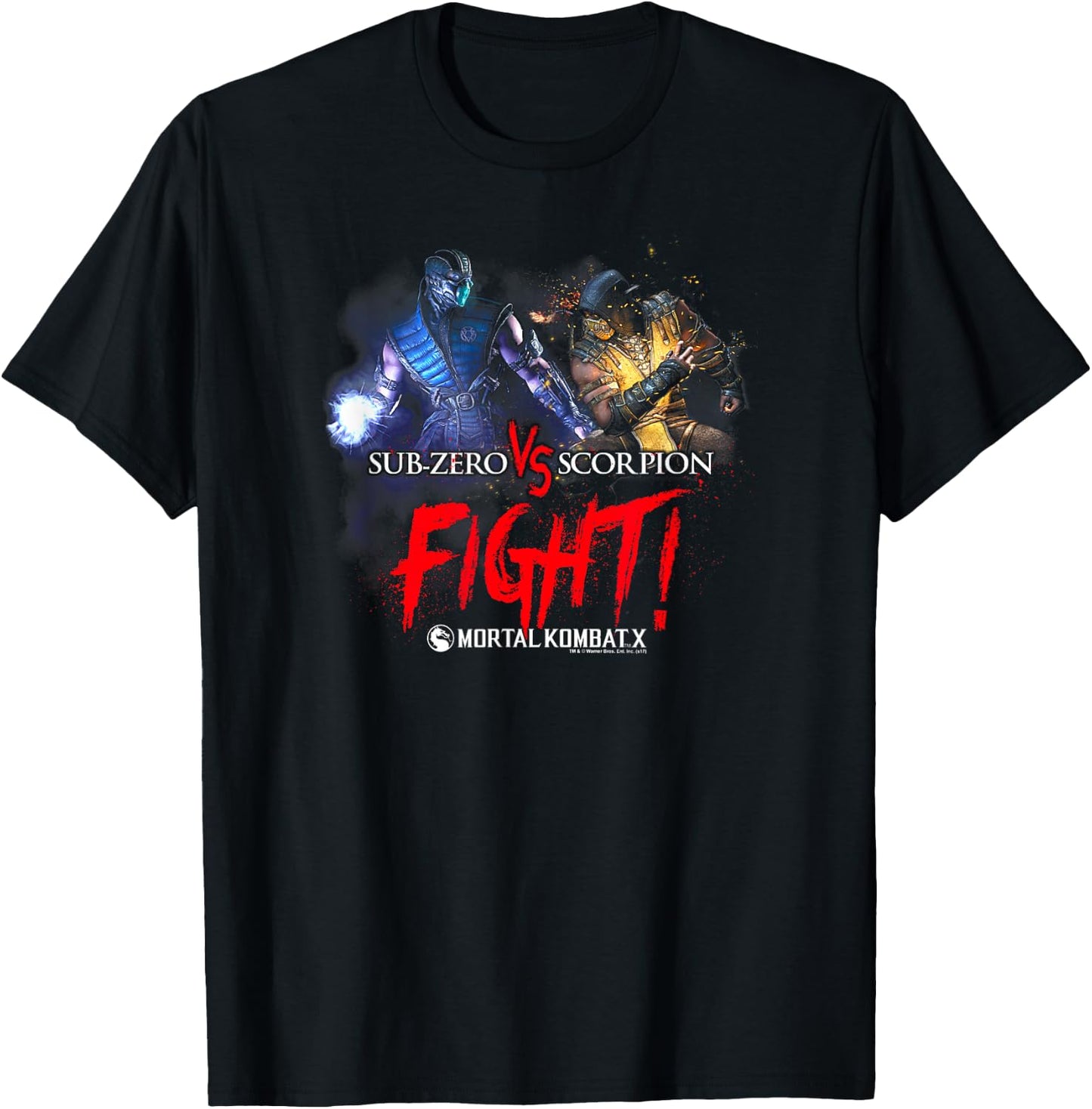 Mortal Kombat X Right T-Shirt - T-Shirt | Black