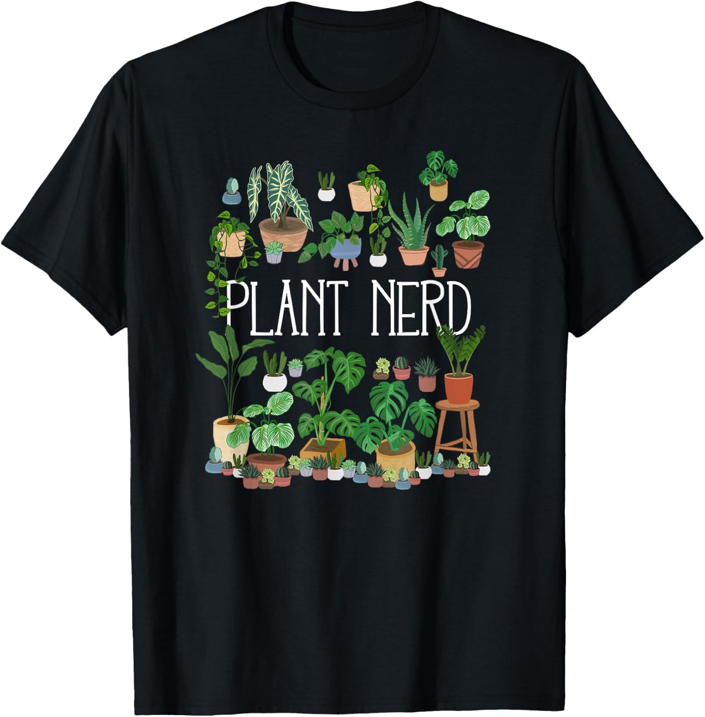 Plant Nerd T-Shirt - T-Shirt | Black