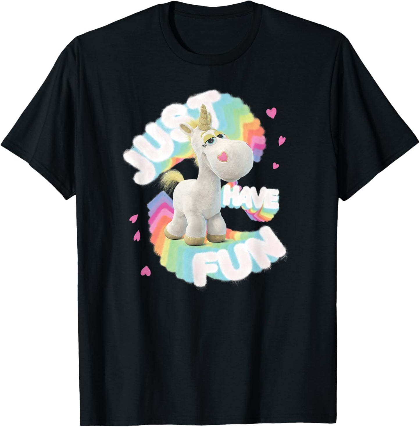 Disney and Pixar’s Toy Story Buttercup Unicorn Just Have Fun T-Shirt - T-Shirt | Black