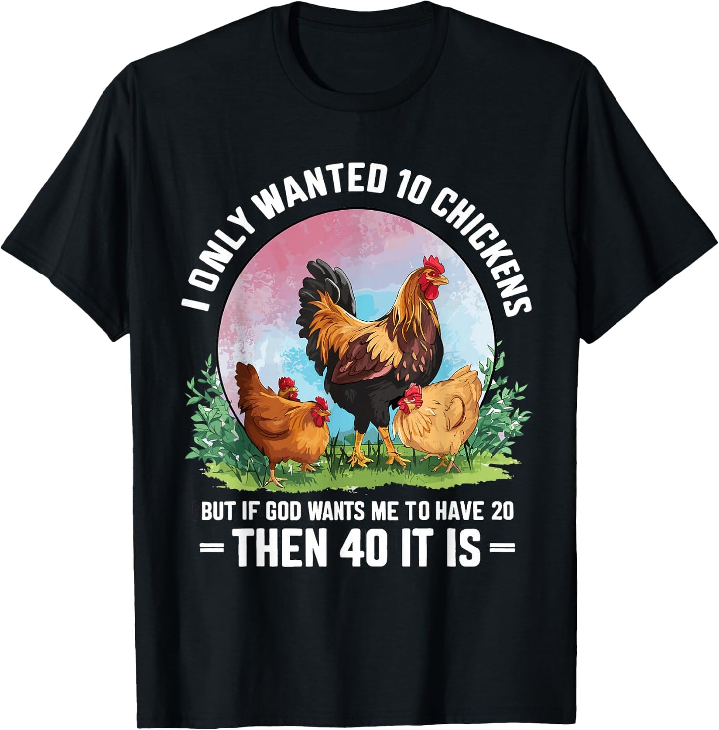 Funny Chicken Farmer Owner Saying, Chicken Poultry Farm Meme T-Shirt - T-Shirt | Black