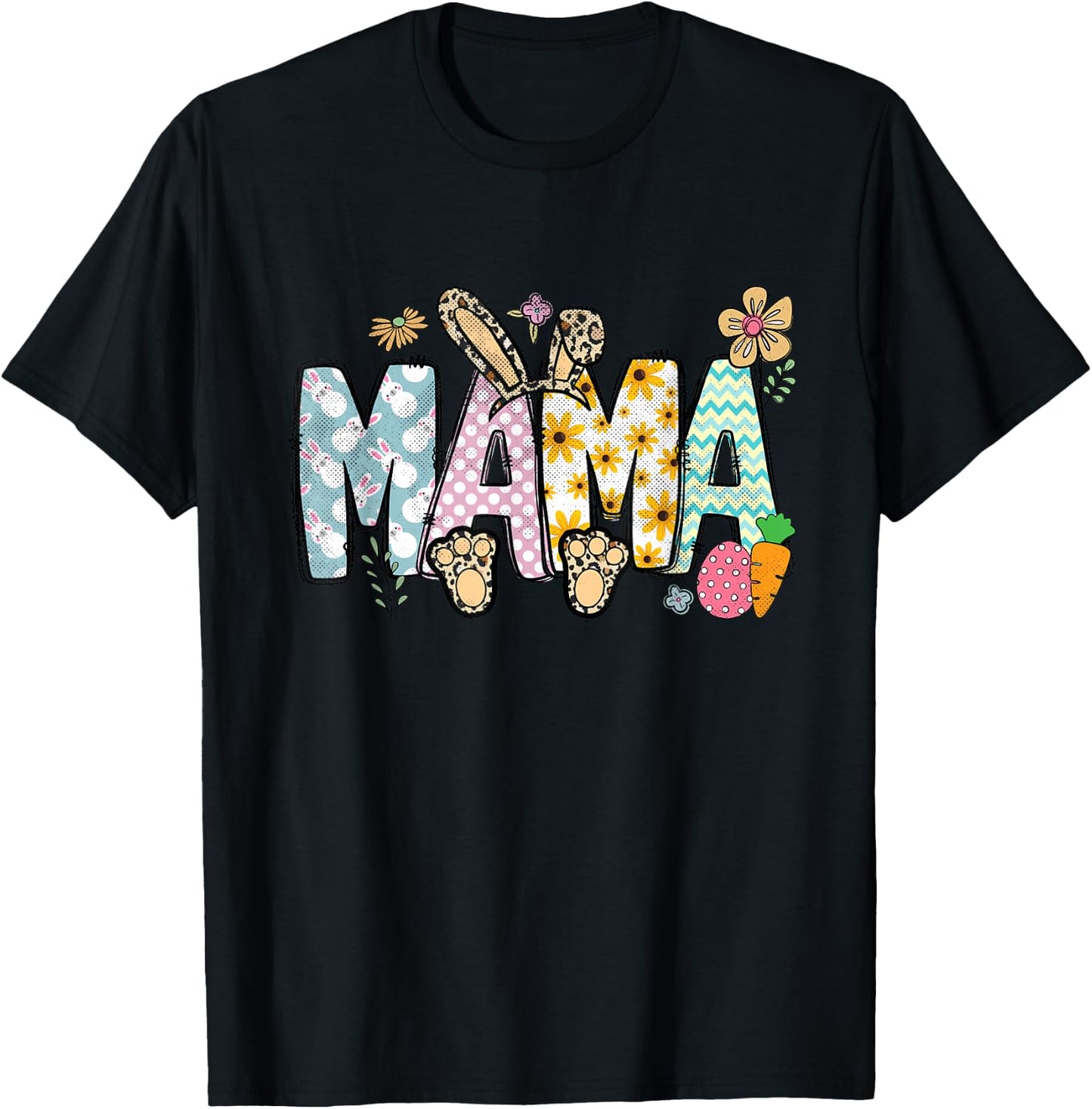 Easter Mum Funny Easter T-Shirt - T-Shirt | Black