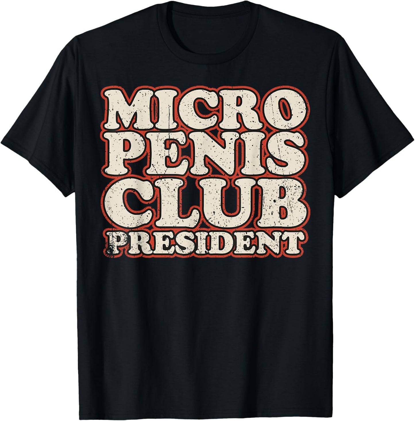 Vintage Small Penis Small Penis - Micro penis Club T-Shirt - T-Shirt | Black
