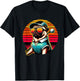 Funny Pug Golfer Dog Golfing Sports Women Kids T-Shirt - T-Shirt | Black