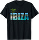 Ibiza Espana Beach Palm Tree Party Destination Gift T-Shirt - T-Shirt | Black