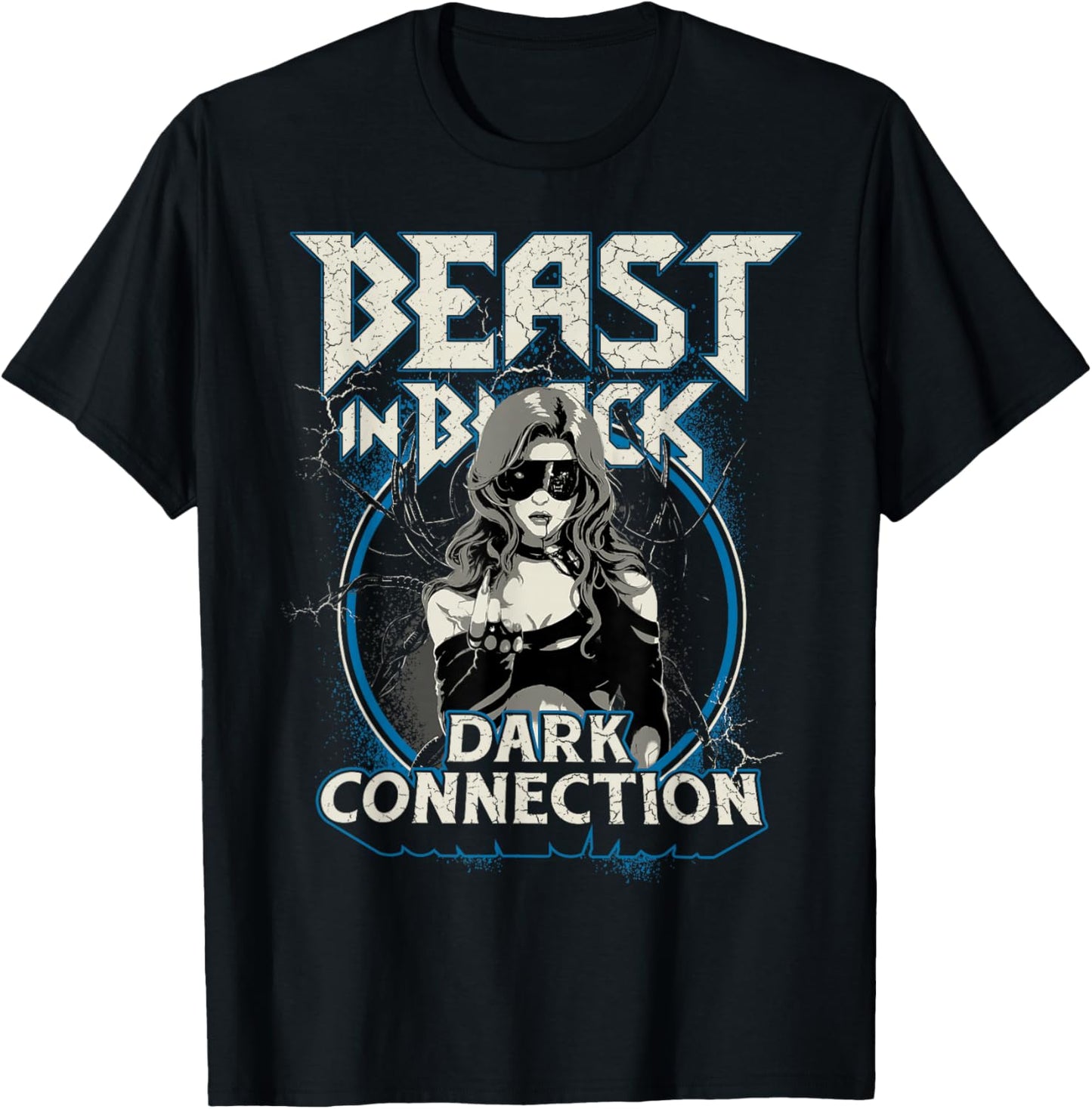 Dark Connection Girl , black T-Shirt - T-Shirt | Black
