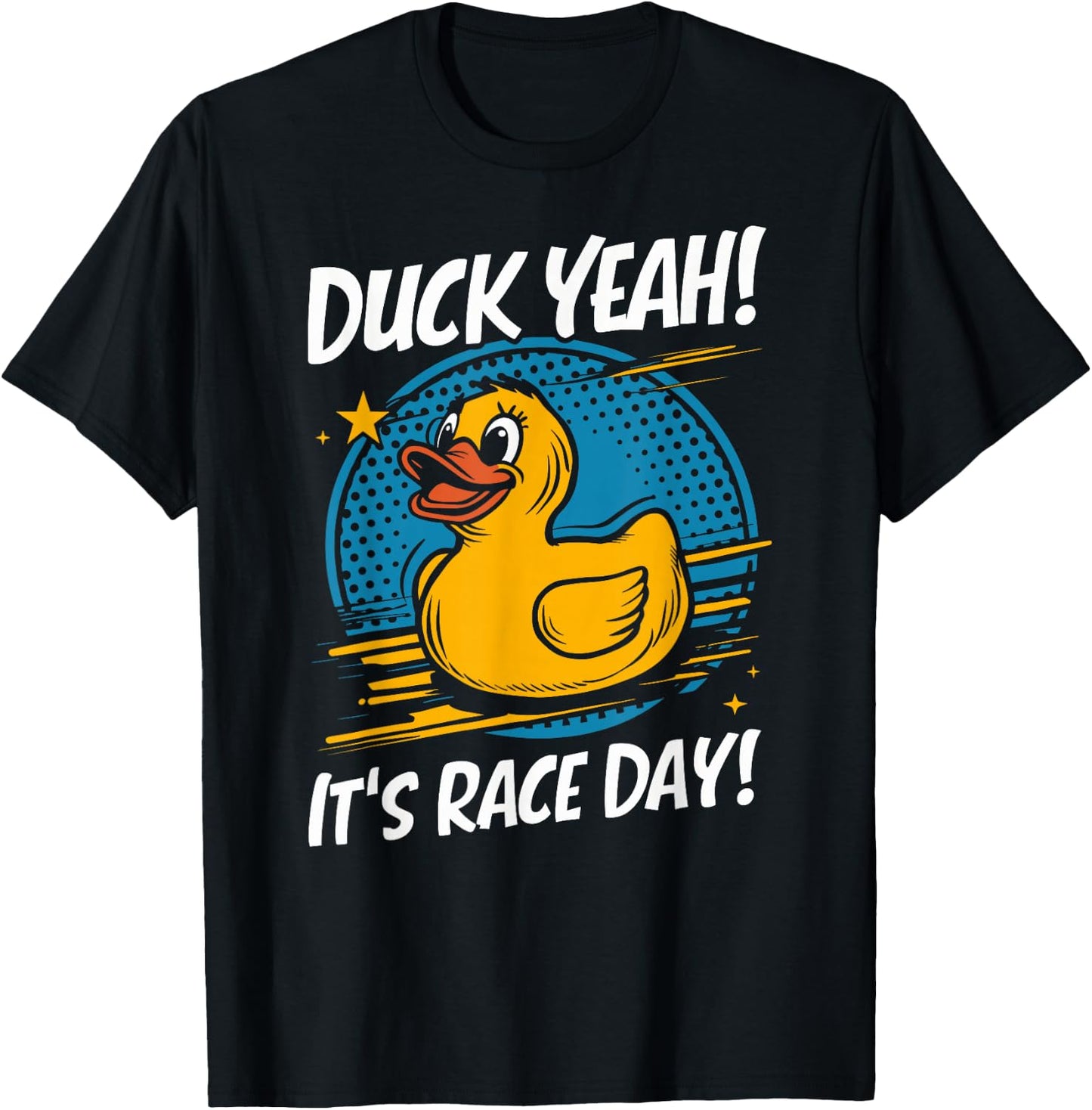 Rubber Duck Racing Team Family Competition Race T-Shirt - T-Shirt | Black