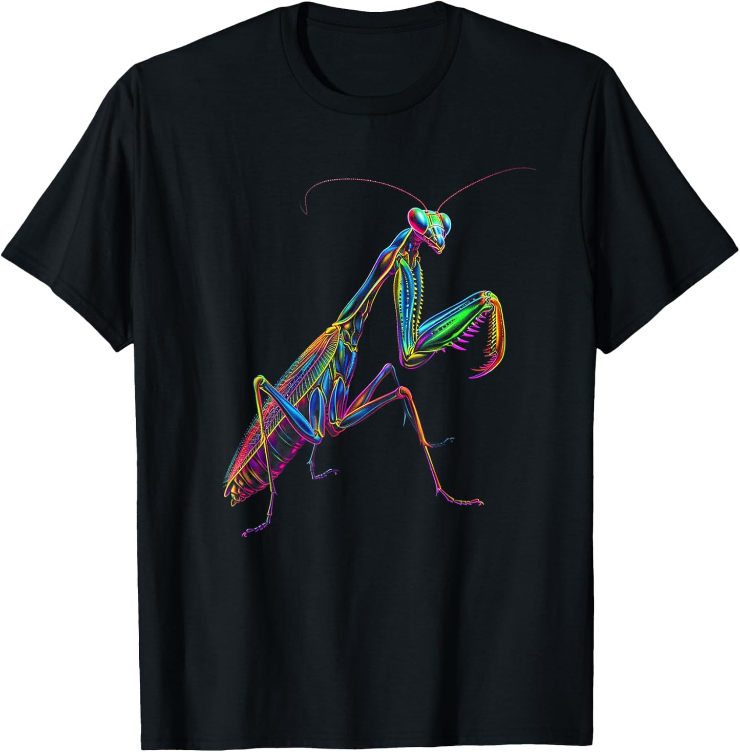 Praying Mantis Funny Bug Insect Entomology Entomologist T-Shirt - T-Shirt | Black