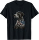German Shorthair Pointer 4th July Funny GSP Mom Dad T-Shirt - T-Shirt | Black