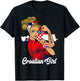 Kroatische Mädchen Kroatische Flagge Distressed Flag Woman Patriot T-Shirt - T-Shirt | Black