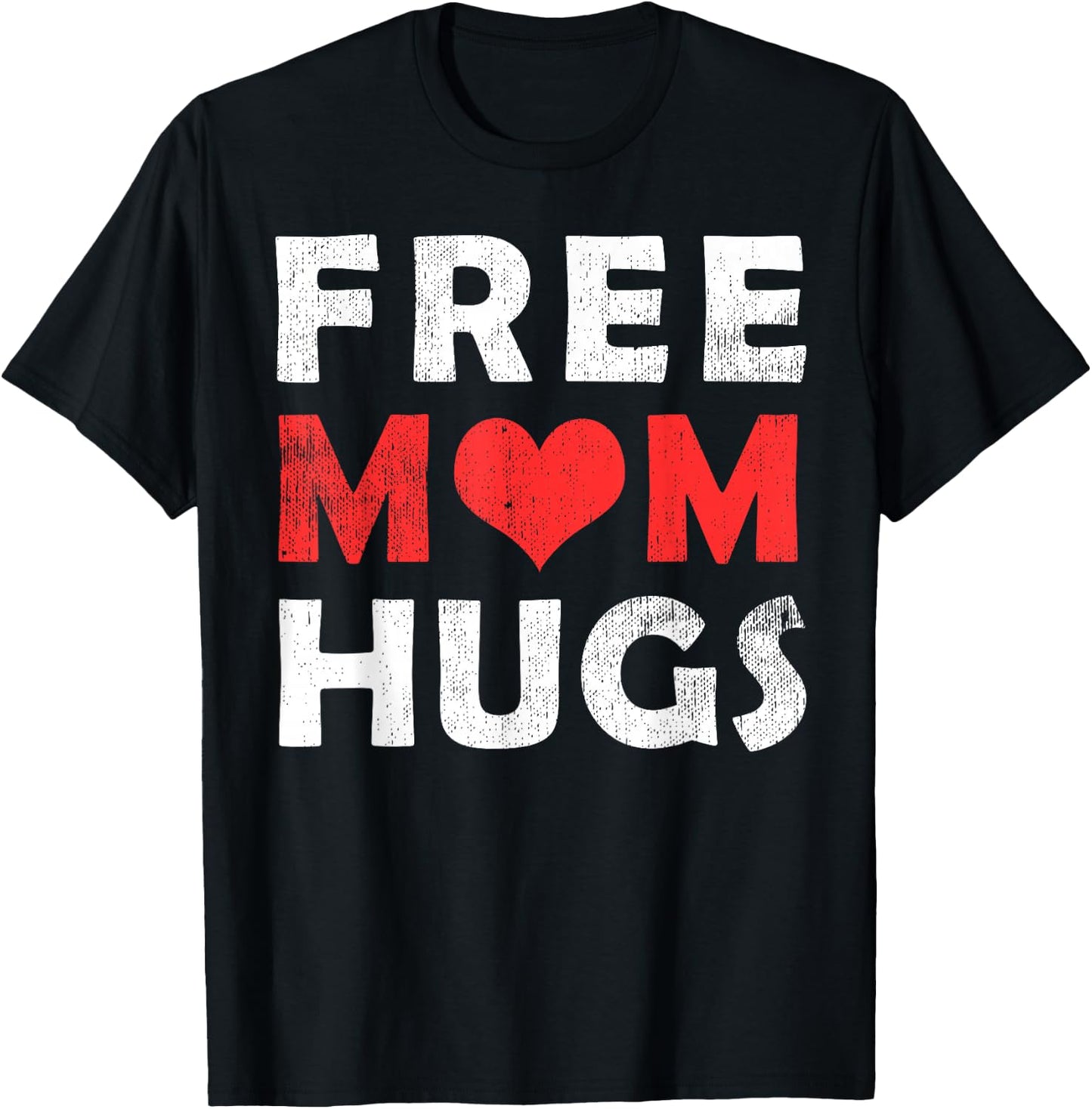 Free Mom Hugs Shirt, Free Mom Hugs Heart T-Shirt - T-Shirt | Black