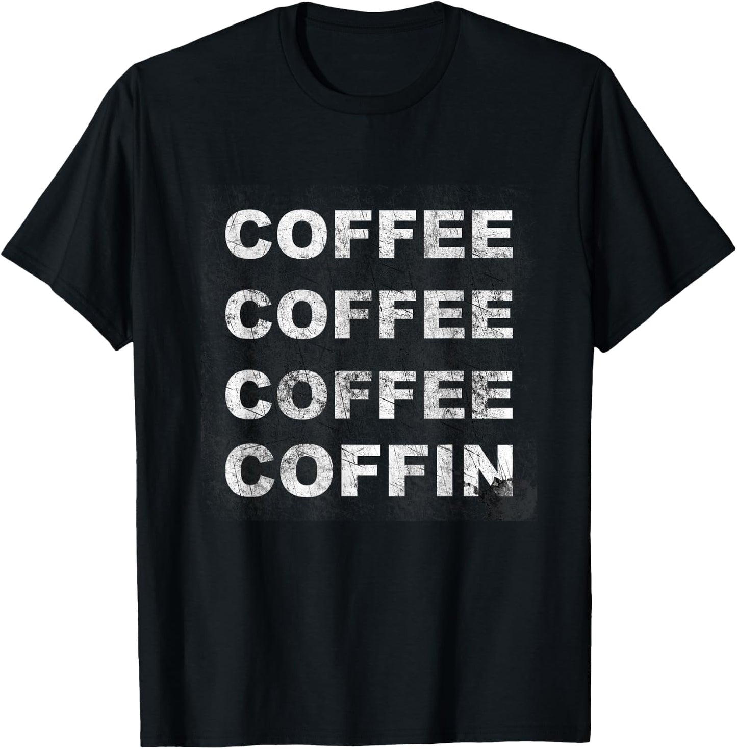 Dead Sled Coffee & Coffin T-Shirt - T-Shirt | Black