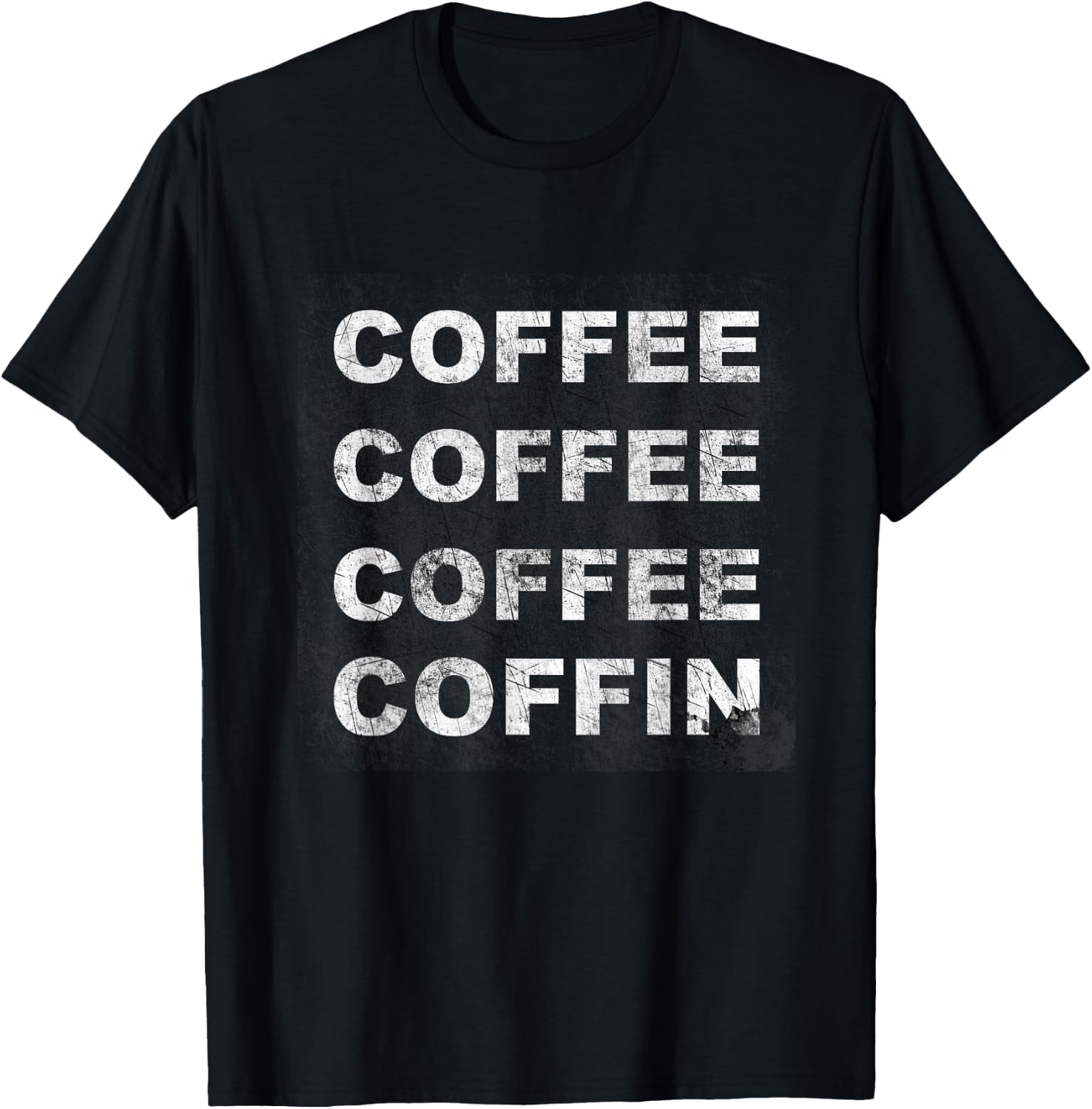 Dead Sled Coffee & Coffin T-Shirt - T-Shirt | Black