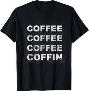 Dead Sled Coffee & Coffin T-Shirt - T-Shirt | Black