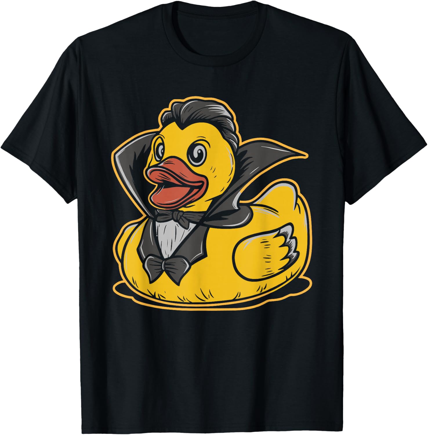 Rubber Duck Vampire Rubber Duckie Bath Duck T-Shirt - T-Shirt | Black