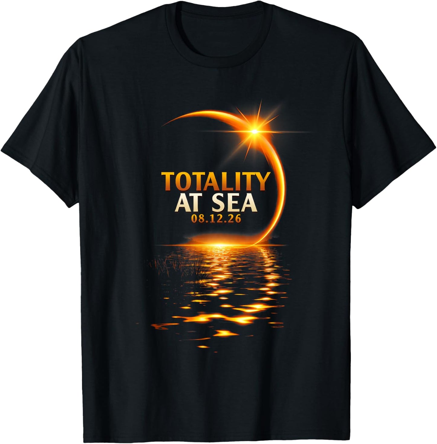 Total Solar Eclipse Cruise 2026 Totality At Sea Sky Watcher T-Shirt - T-Shirt | Black