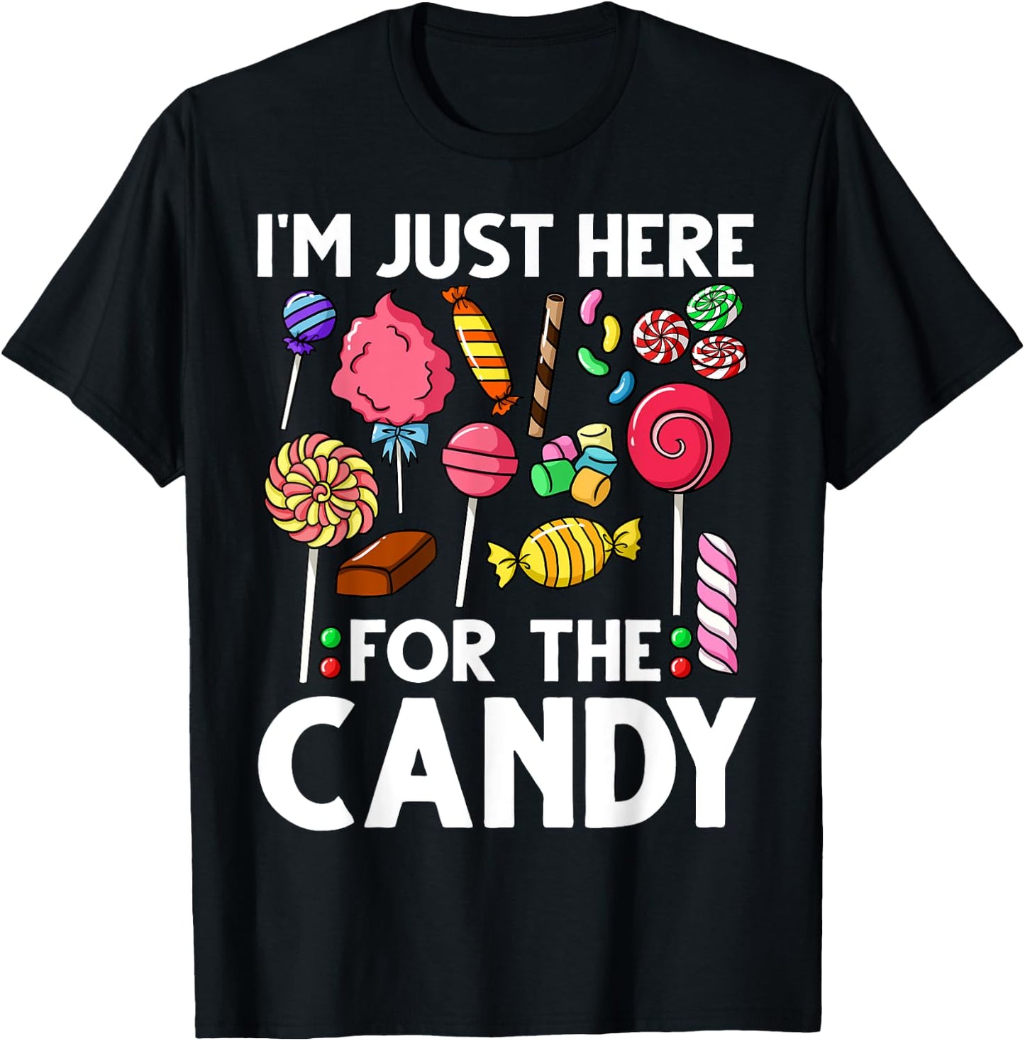 Candy Tester Lollipop Sweets Halloween T-Shirt - T-Shirt | Black