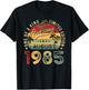 Awesome Since August 1985 Vintage Birthday Gift Men Women T-Shirt - T-Shirt | Black