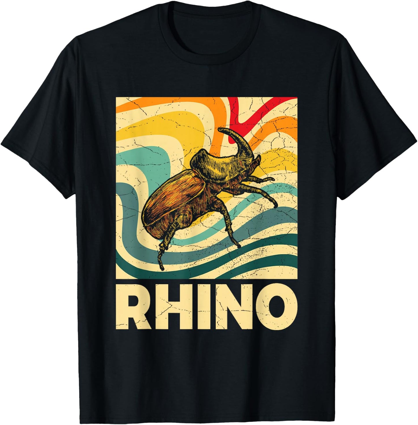 RHINO Design for a Rhino Beetle Fan T-Shirt - T-Shirt | Black