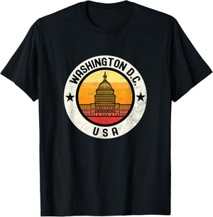 Washington D C T-Shirt - T-Shirt | Black