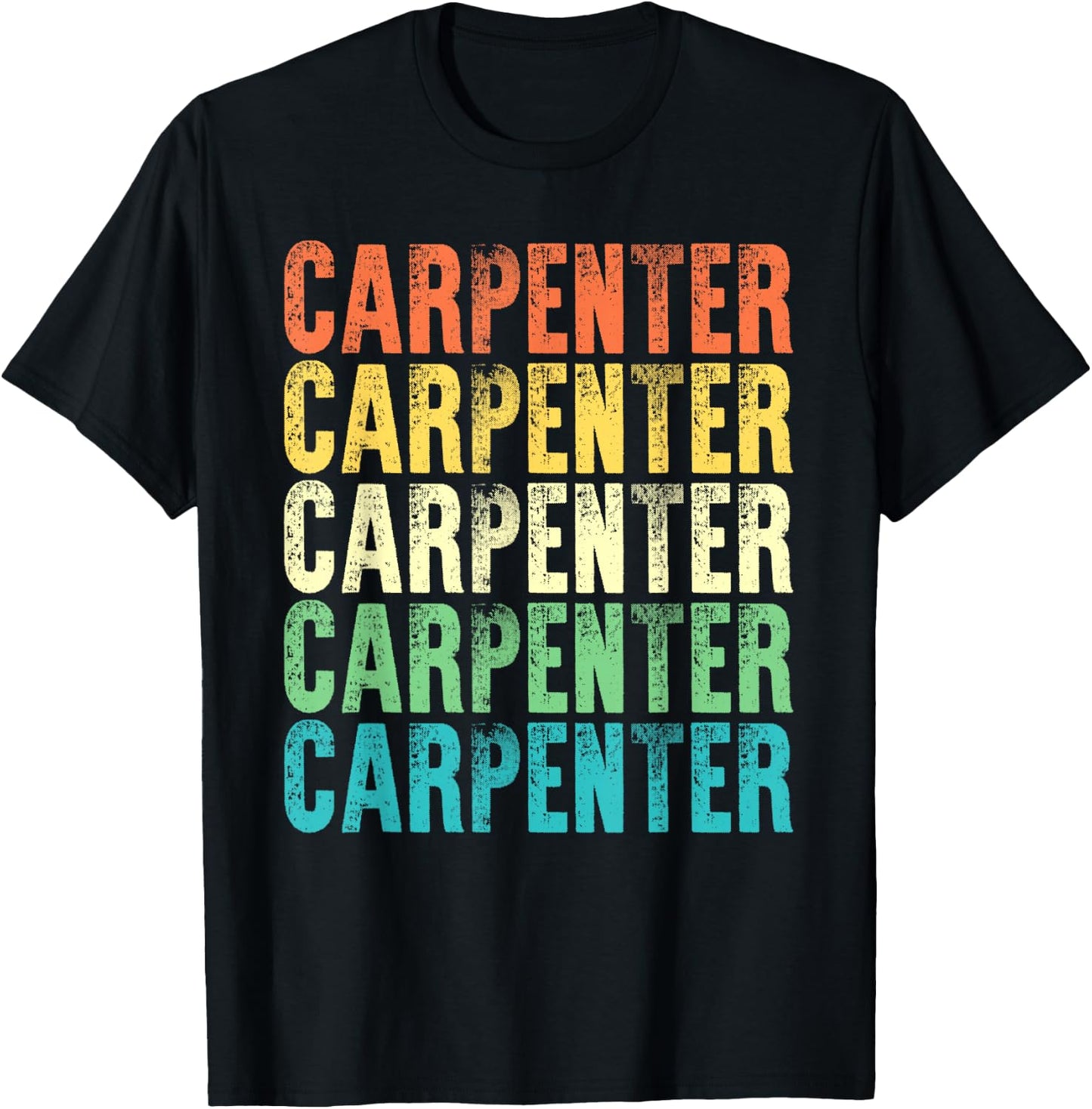 Carpenter Vintage Style Job T-Shirt - T-Shirt | Black