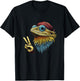 Bearded Dragons Reptile Lizard Pet Hippie Style T-Shirt - T-Shirt | Black