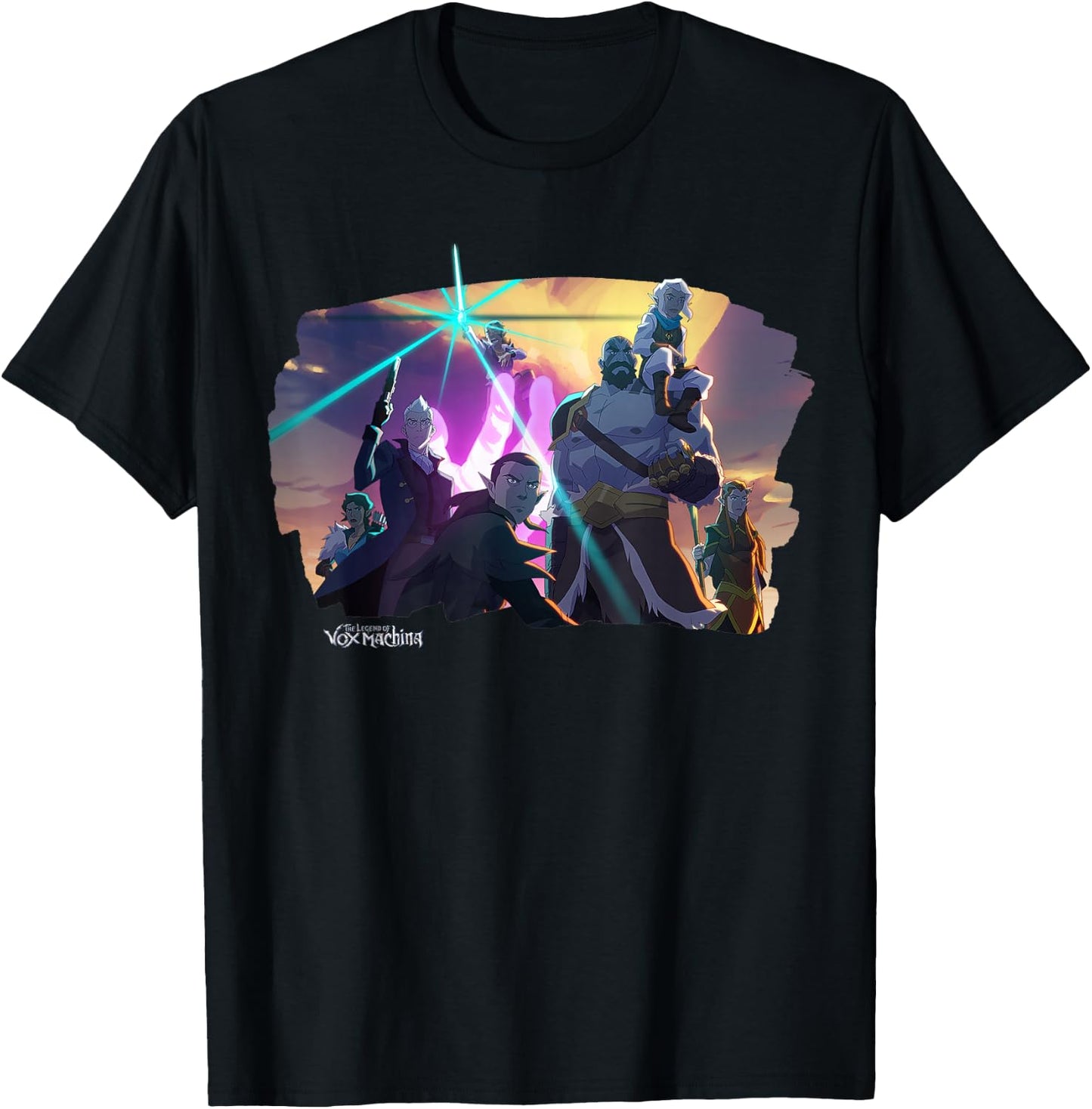The Legend of Vox Machina – Character Pose , Black, S T-Shirt - T-Shirt | Black