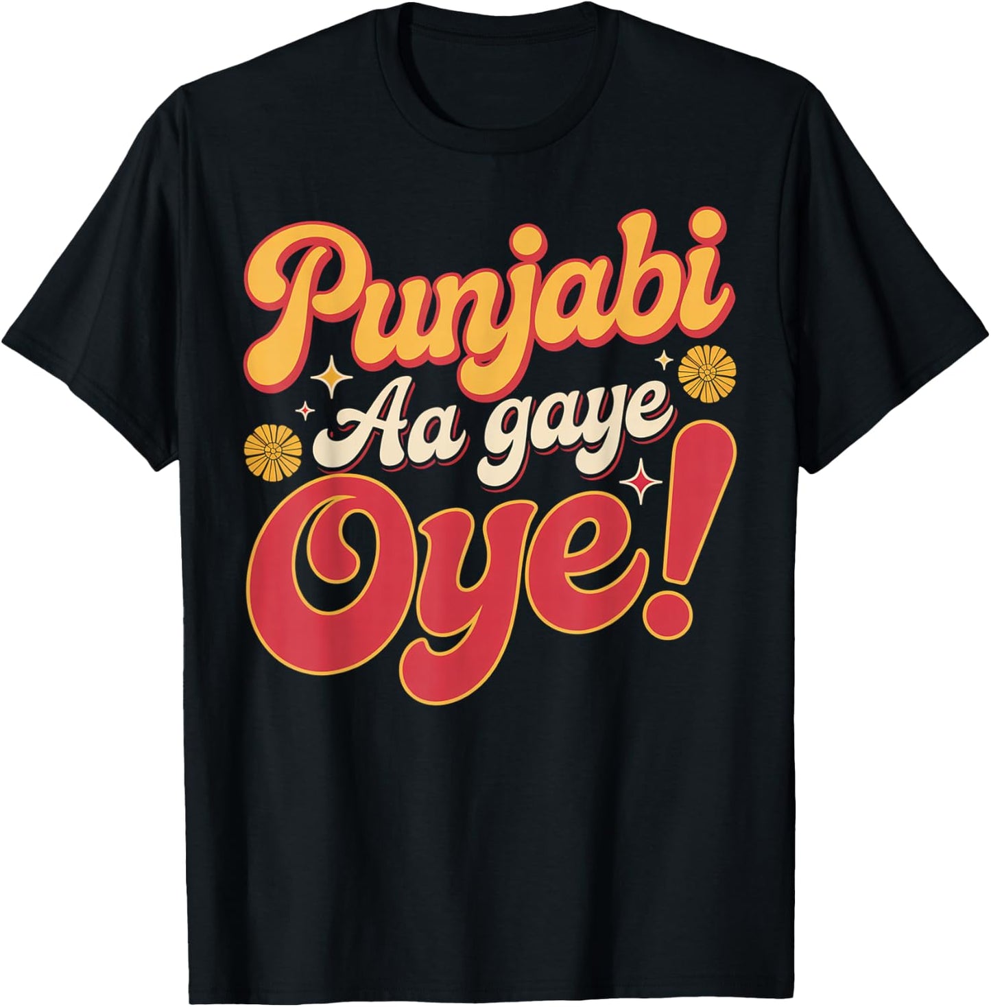 Punjabi Aa Gaye Oye Tonight Diljit Dosanjh T-Shirt - T-Shirt | Black