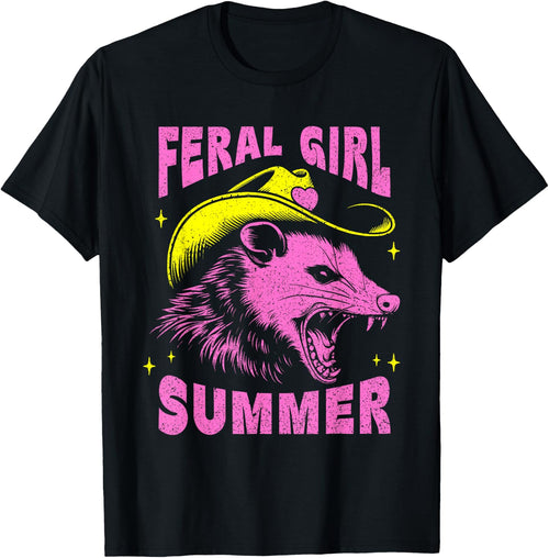 Feral Girl Summer Opossum Vintage