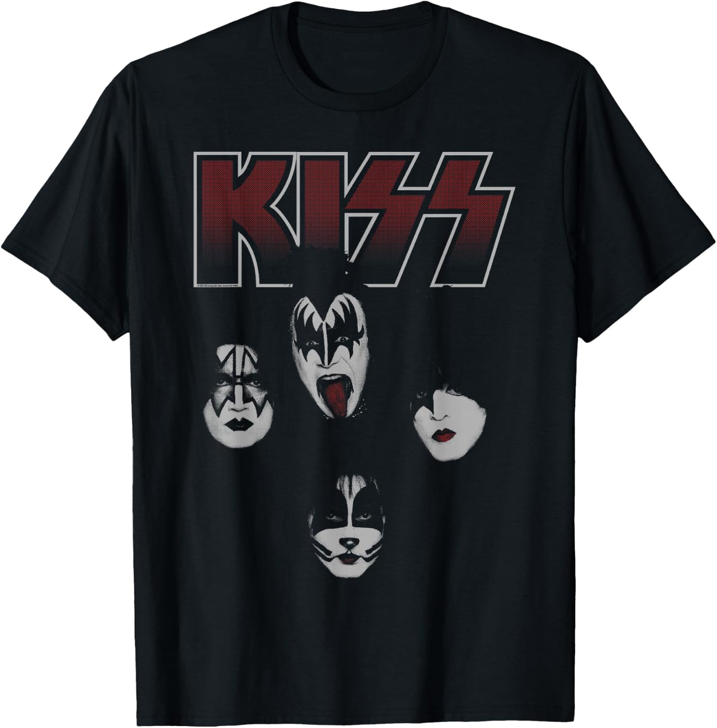 KISS - Portrait T-Shirt - T-Shirt | Black
