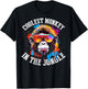Coolster Monkey in the Jungle , black T-Shirt - T-Shirt | Black