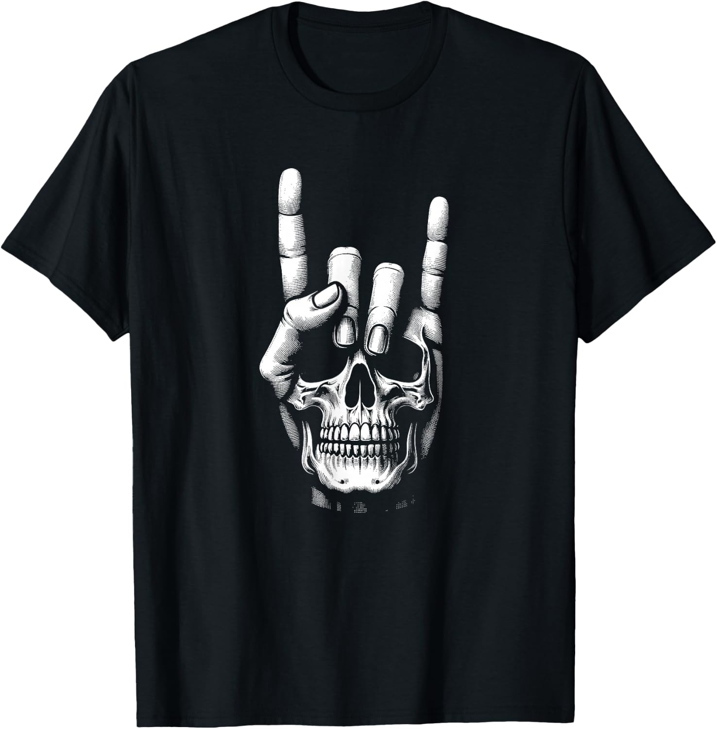 Tete Morte Guitarist - Guitar Electric Guitar T-Shirt - T-Shirt | Black