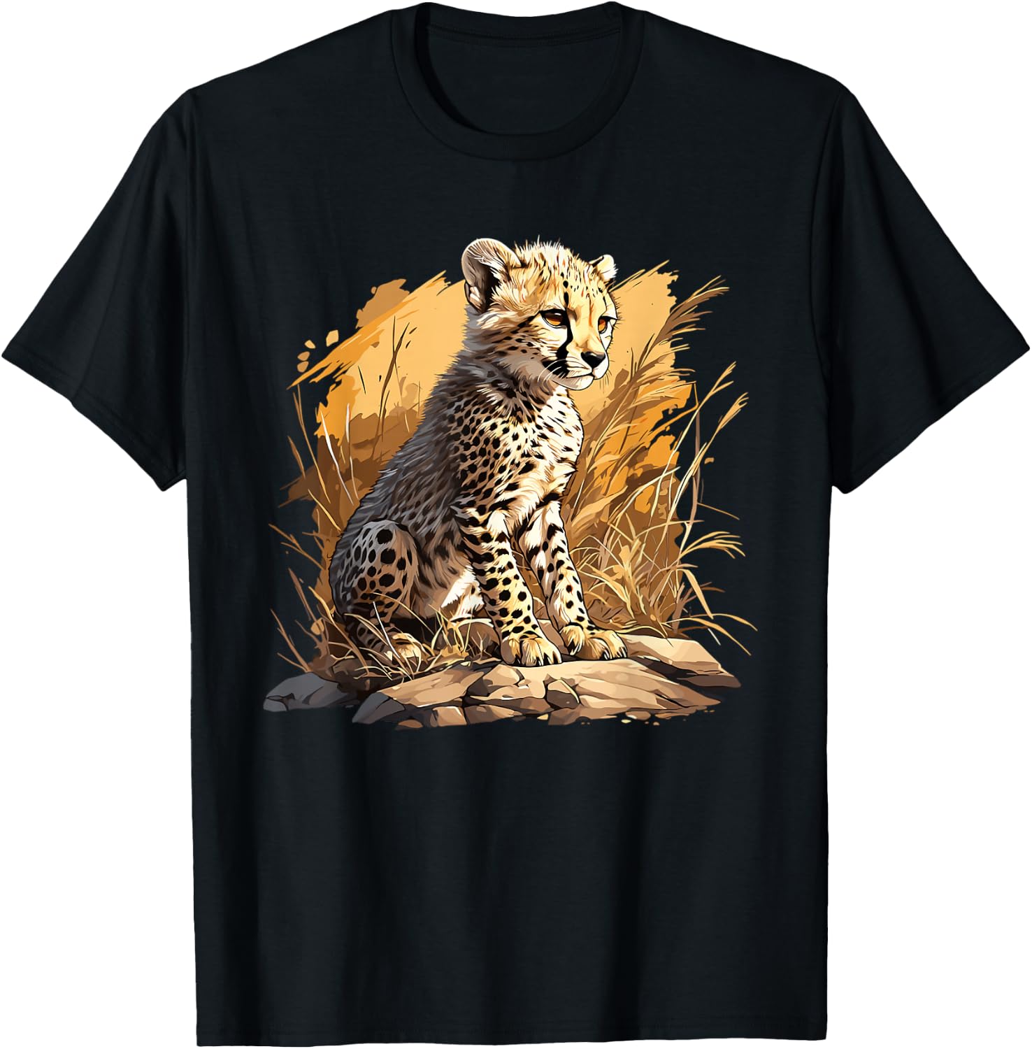 Cheetah Cheetah Cheetah , black T-Shirt - T-Shirt | Black