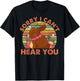 Happy Easter Day Chocolate Bunny Sorry I Can't Hear You T-Shirt - T-Shirt | Black