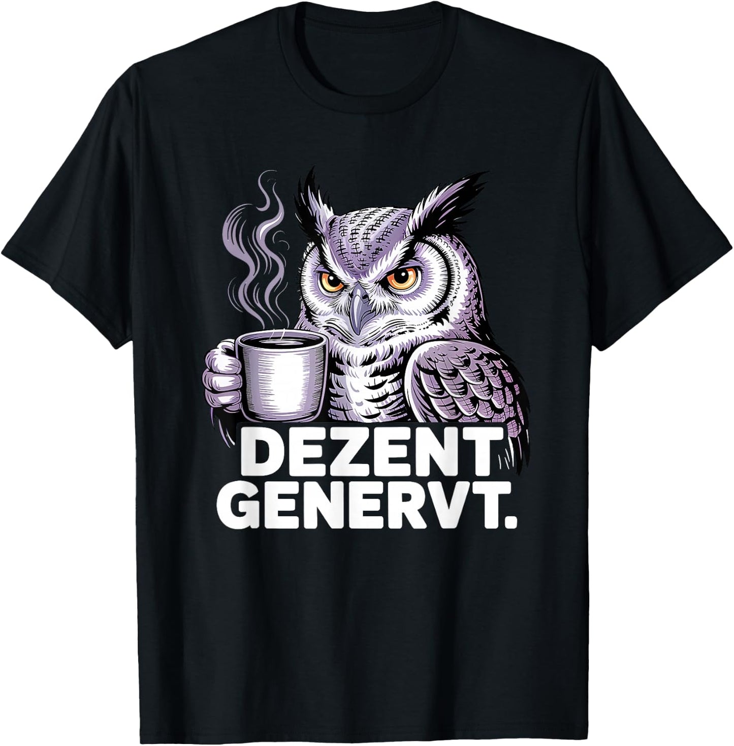 Dezent Genervt T-Shirt - T-Shirt | Black