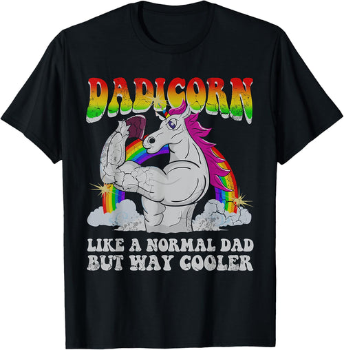 Dadicorn Unicorn Dad Funny Quotes Humor Sayings Gift