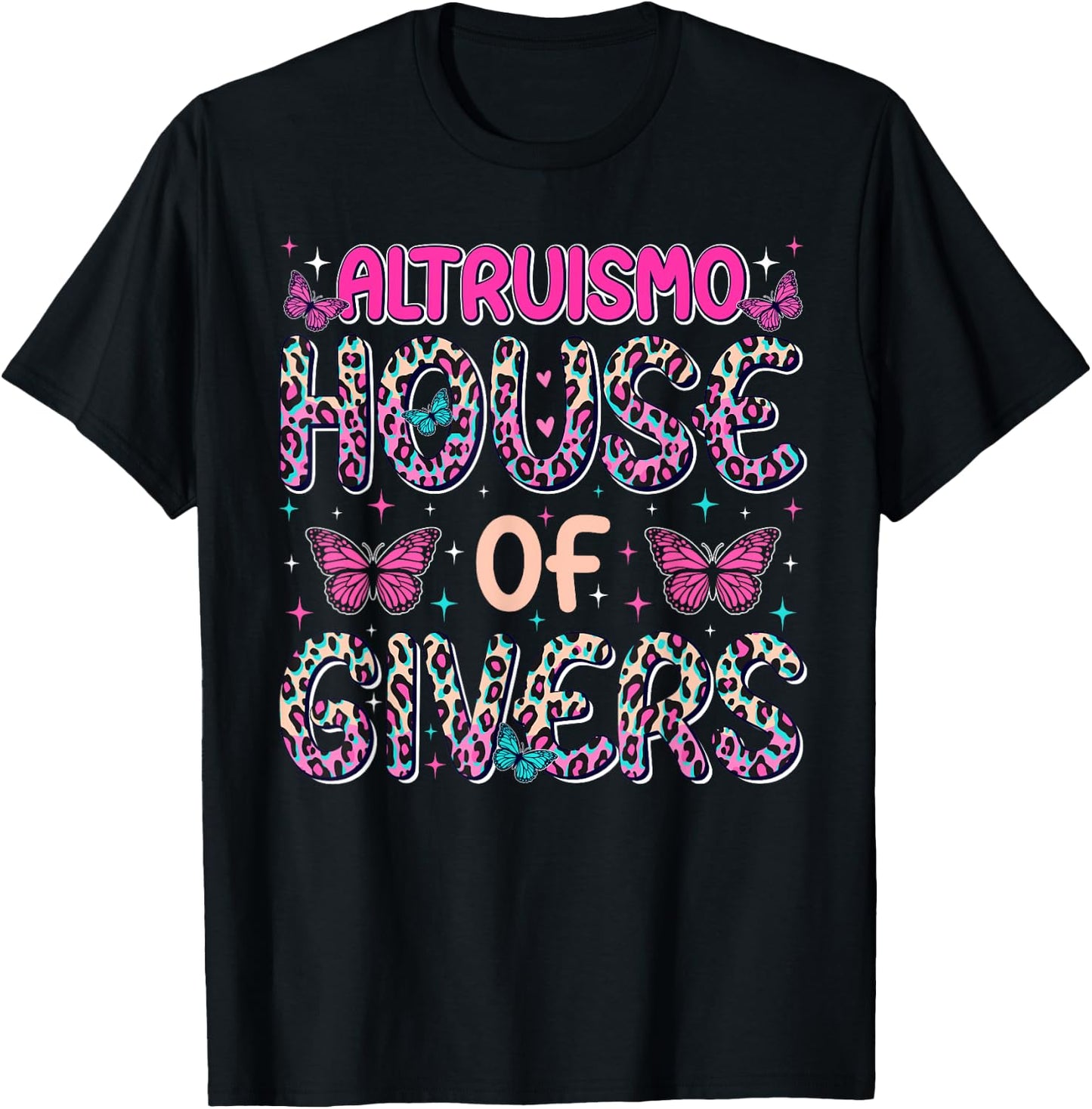 Altruismo House of Givers, Funny RCA Givers School Spirit T-Shirt - T-Shirt | Black