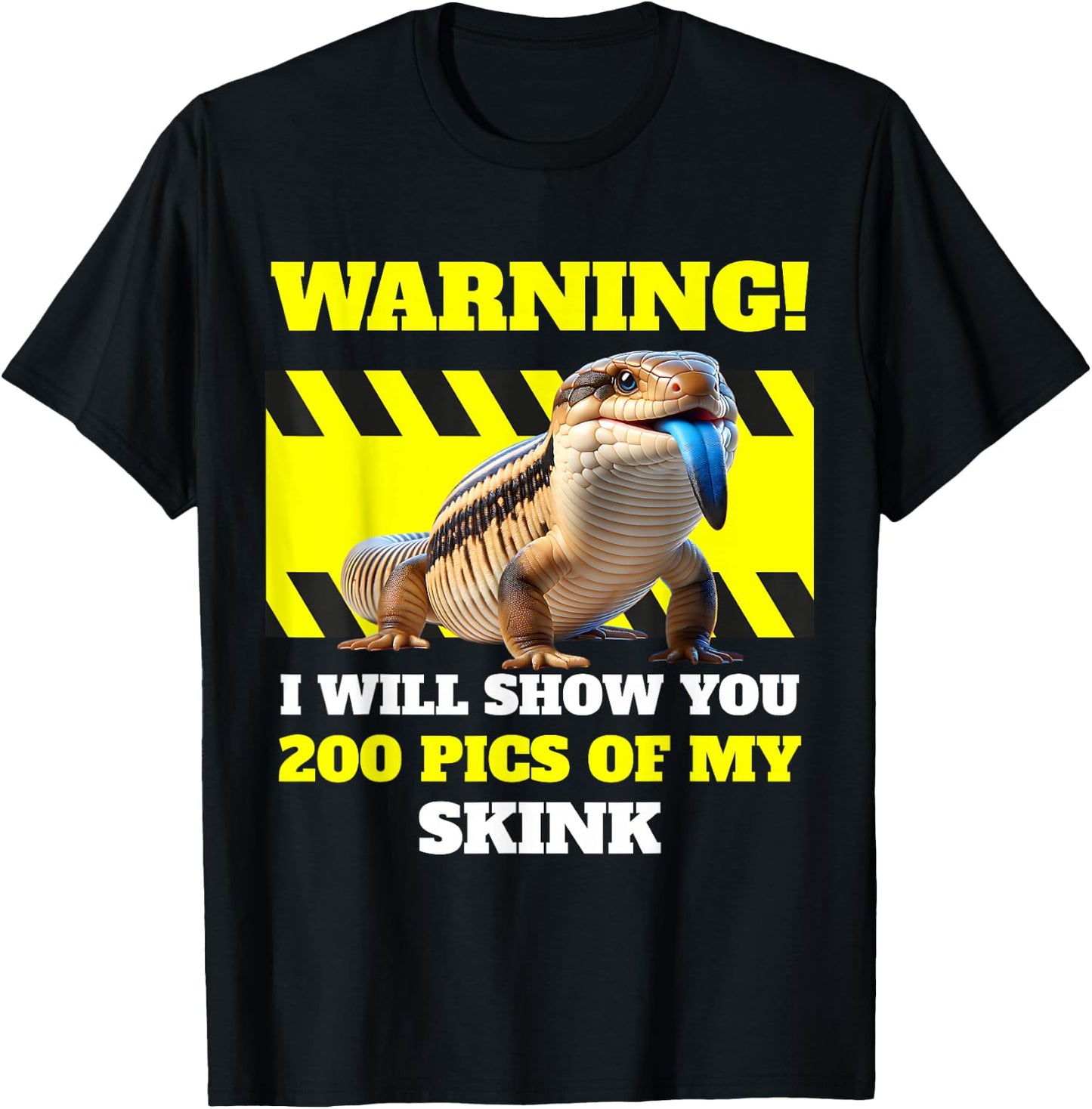 Blue Tongue Skink Owner T-Shirt - T-Shirt | Black