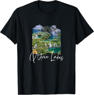 Memories of Plitvice Lakes Croatia Plitvice T-Shirt - T-Shirt | Black
