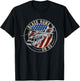 Patriotic USA Flag Military Helicopter UH-60 Black Hawk T-Shirt - T-Shirt | Black