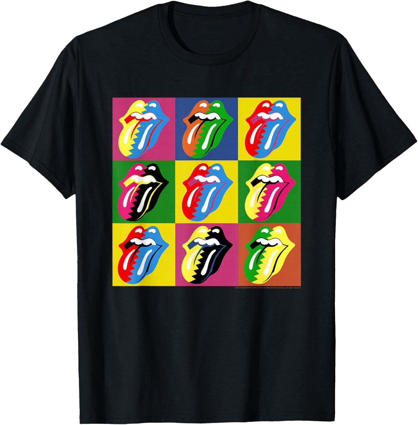 The Rolling Stones Multi-Tongue T-Shirt - T-Shirt | Black