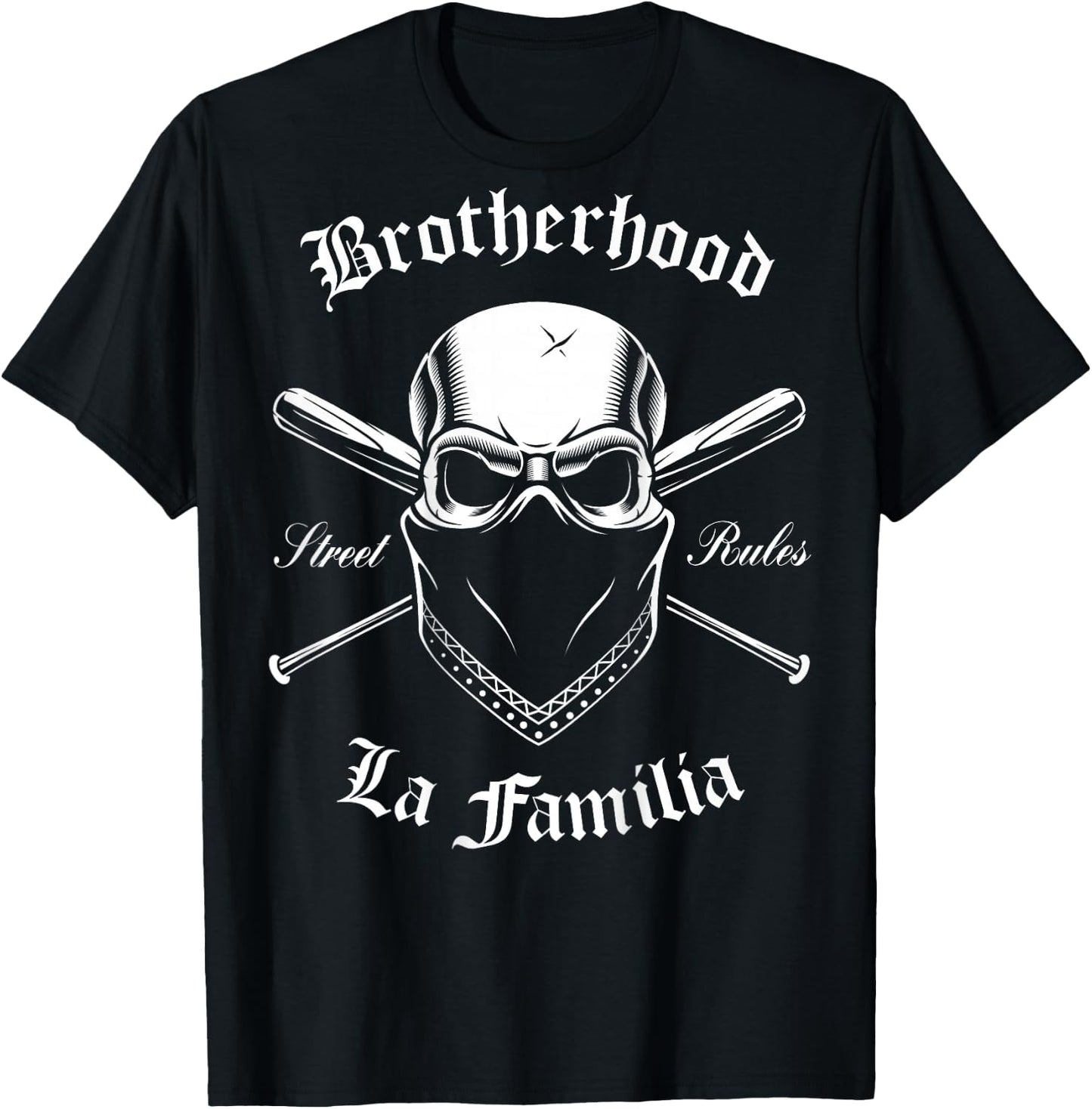 Brotherhood "Ehre Respekt La Familia for Biker and Brotherhood" , black T-Shirt - T-Shirt | Black