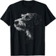 Irish Wolfhound Dog Graphic Pet Art Irish Wolfhound T-Shirt - T-Shirt | Black